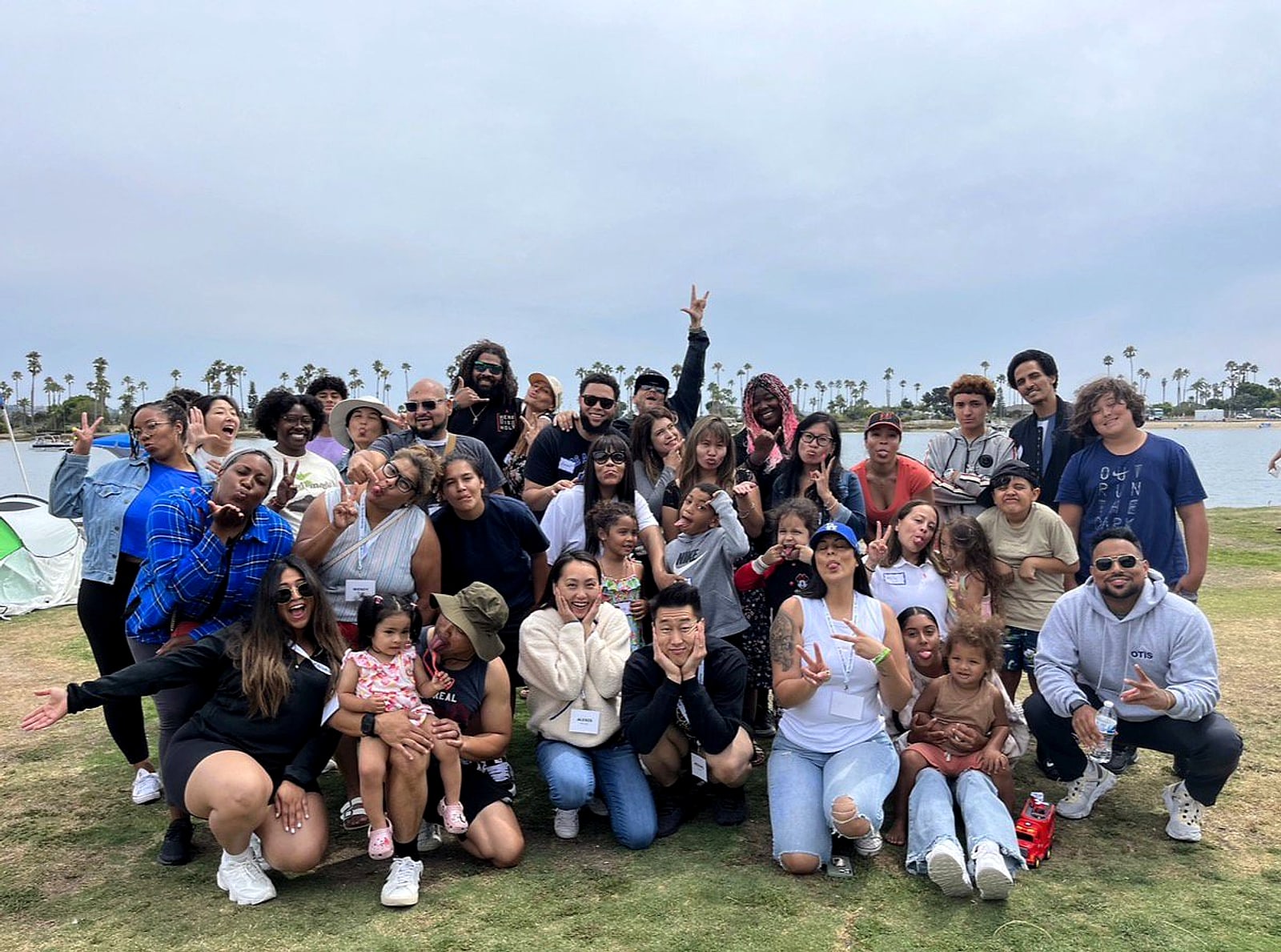 A big group photo of The Godly Gathering community